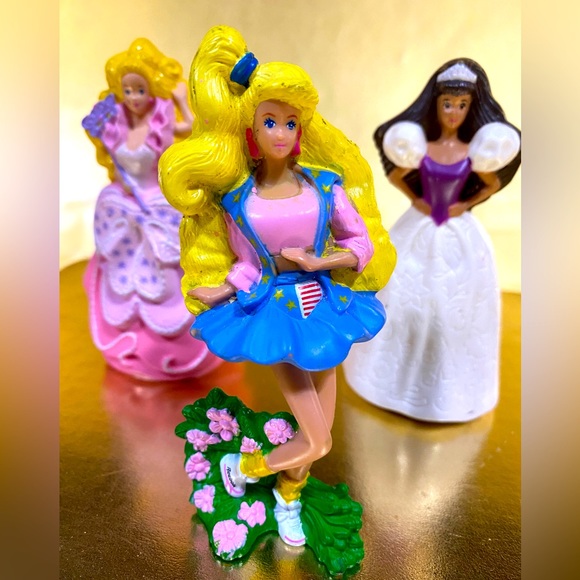 BARBIE VTG 1991 MCDONALD’S HAPPY MEAL TOY BUNDLE OF 3 PVC FIGURINES MATTEL - Picture 5 of 15